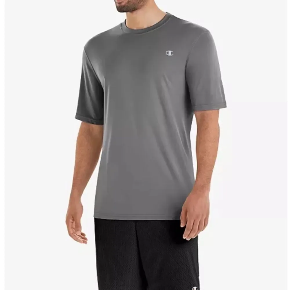 Champion Double Dry Core T-shirt in Stone Gray - Picture 1 of 8